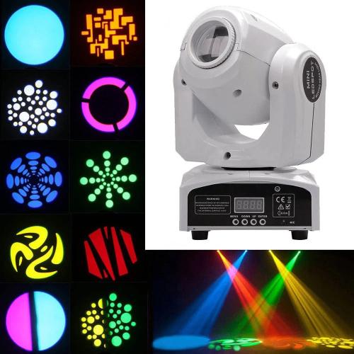 DJLicht gobo movinghead 30W RGBW Wit, Geluidgestuurd, ., Nieuw, Ophalen of Verzenden