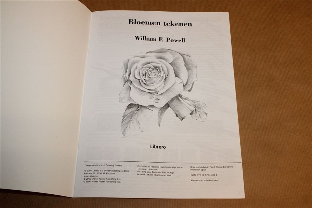 Bloemen Tekenen — William F. Powell, Tekenhandleiding, Boeken, Ophalen of Verzenden, Gelezen, Tekenen en Schilderen