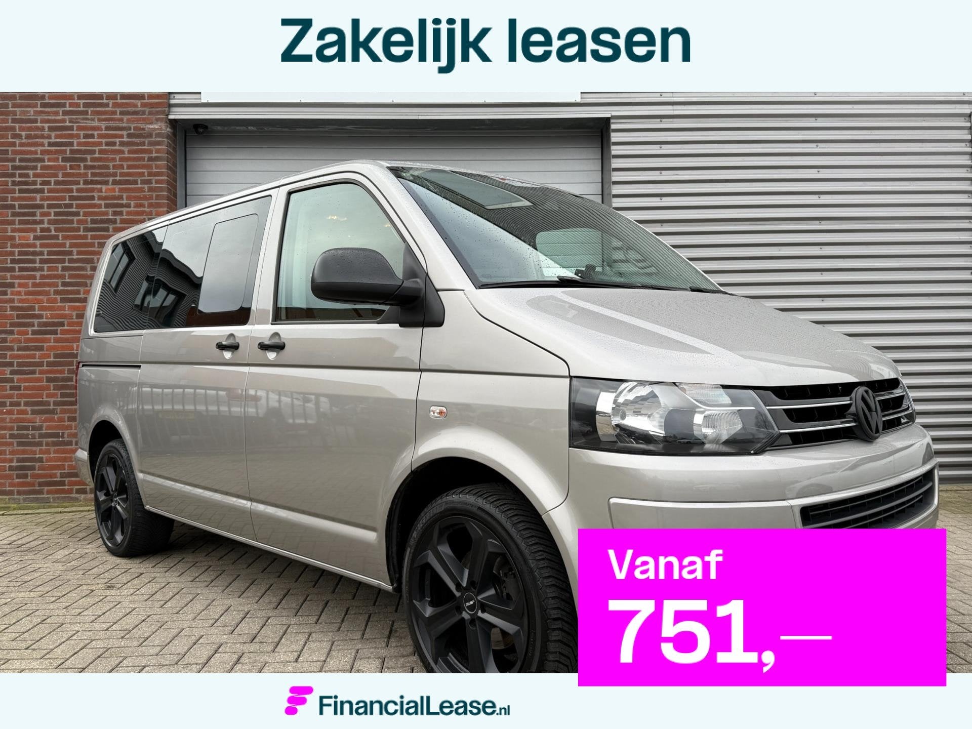 Volkswagen Transporter Multivan 2.0 TSI! 7-Pers.! 1e Eigen.!, Voorwielaandrijving, Stof, Gebruikt, Zwart