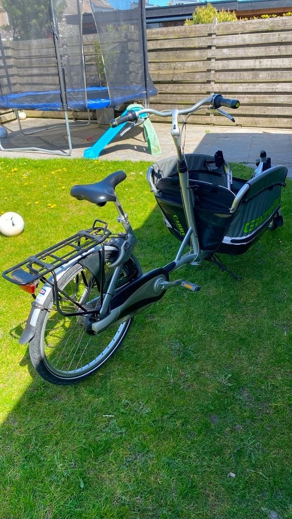Gazelle cabby bakfiets, Ophalen, Zo goed als nieuw, 2 kinderen, Gazelle