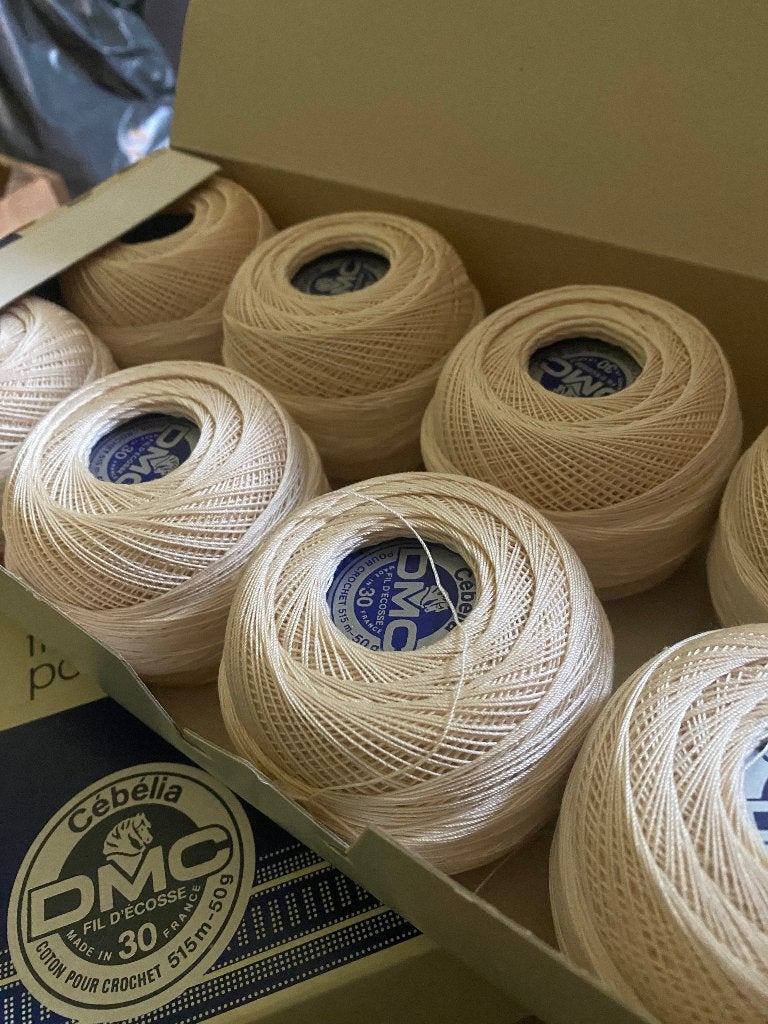 Handwerkmateriaal, Ophalen, Textiel, Beige, Zo goed als nieuw