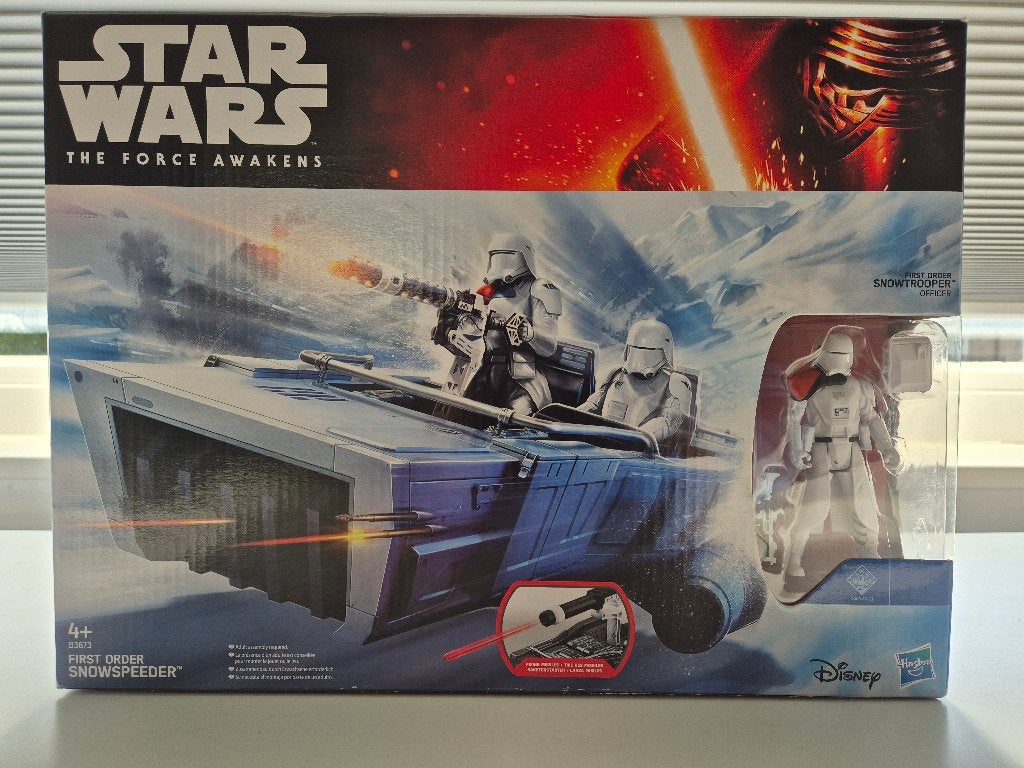 Star Wars TFA First Order Snowspeeder + SnowtrooperOfficer, Verzamelen, Ophalen of Verzenden, Nieuw, Actiefiguurtje