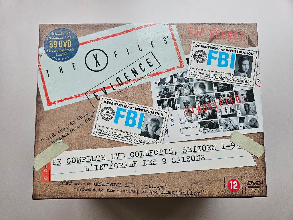 🎁 The X-Files - the complete collection - 59 dvd 🎁, Cd's en Dvd's, Dvd's | Tv en Series, Alle leeftijden, Ophalen of Verzenden