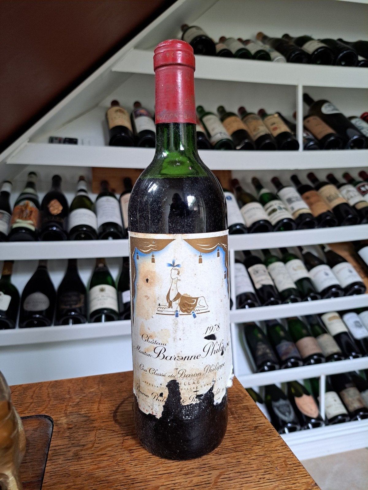 chateau Mouton Baronne Phillipe Rothchild, Ophalen of Verzenden, Frankrijk, Rode wijn