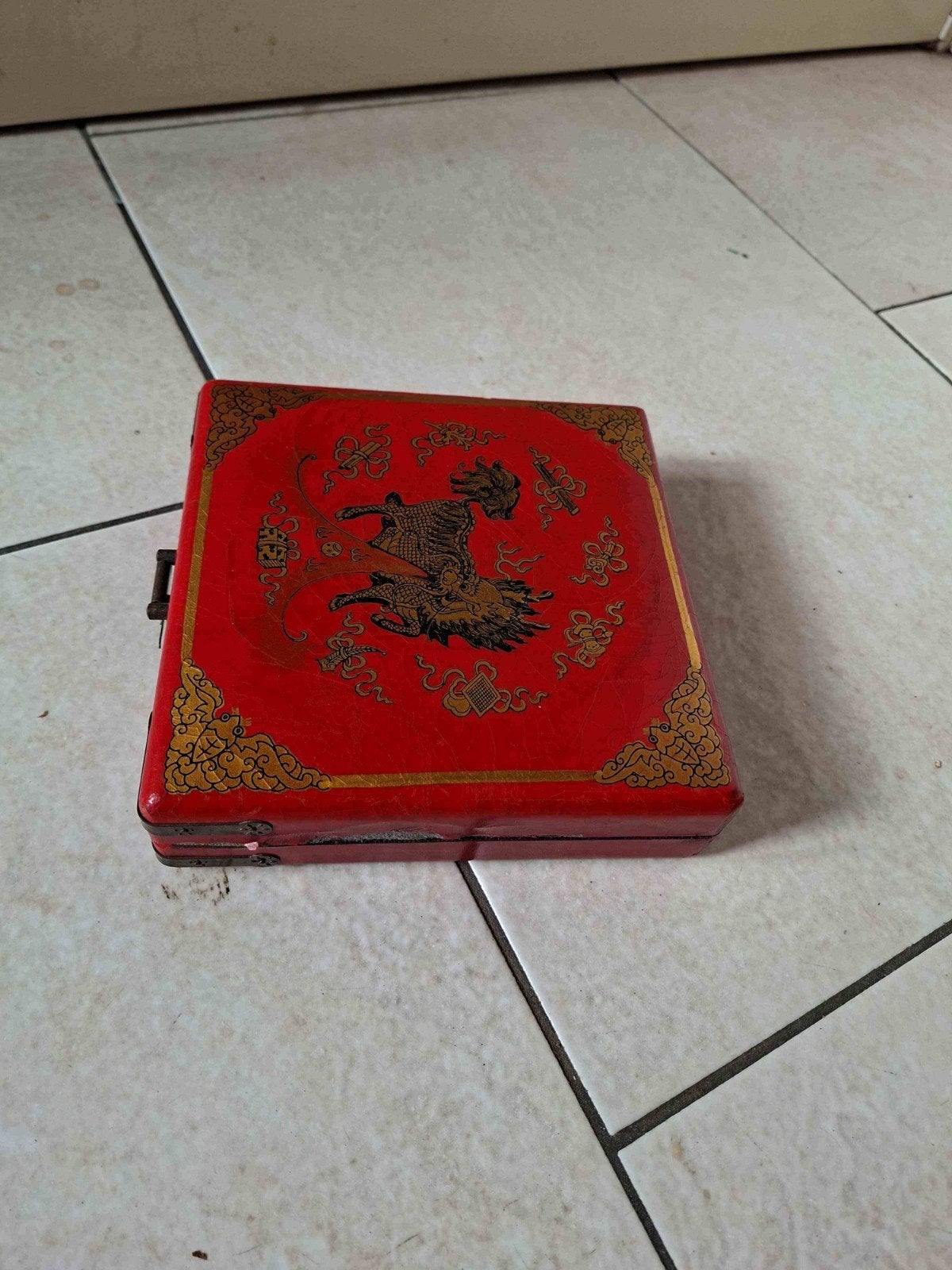 Traditioneel Chinees Feng Shui Luo Pan Kompas in Houten Doos, Antiek en Kunst, Ophalen of Verzenden