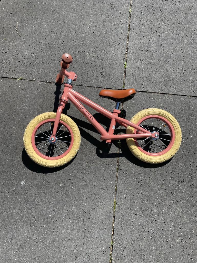 Little Dutch Loopfiets - Roze, Ophalen, Zo goed als nieuw, Minder dan 16 inch