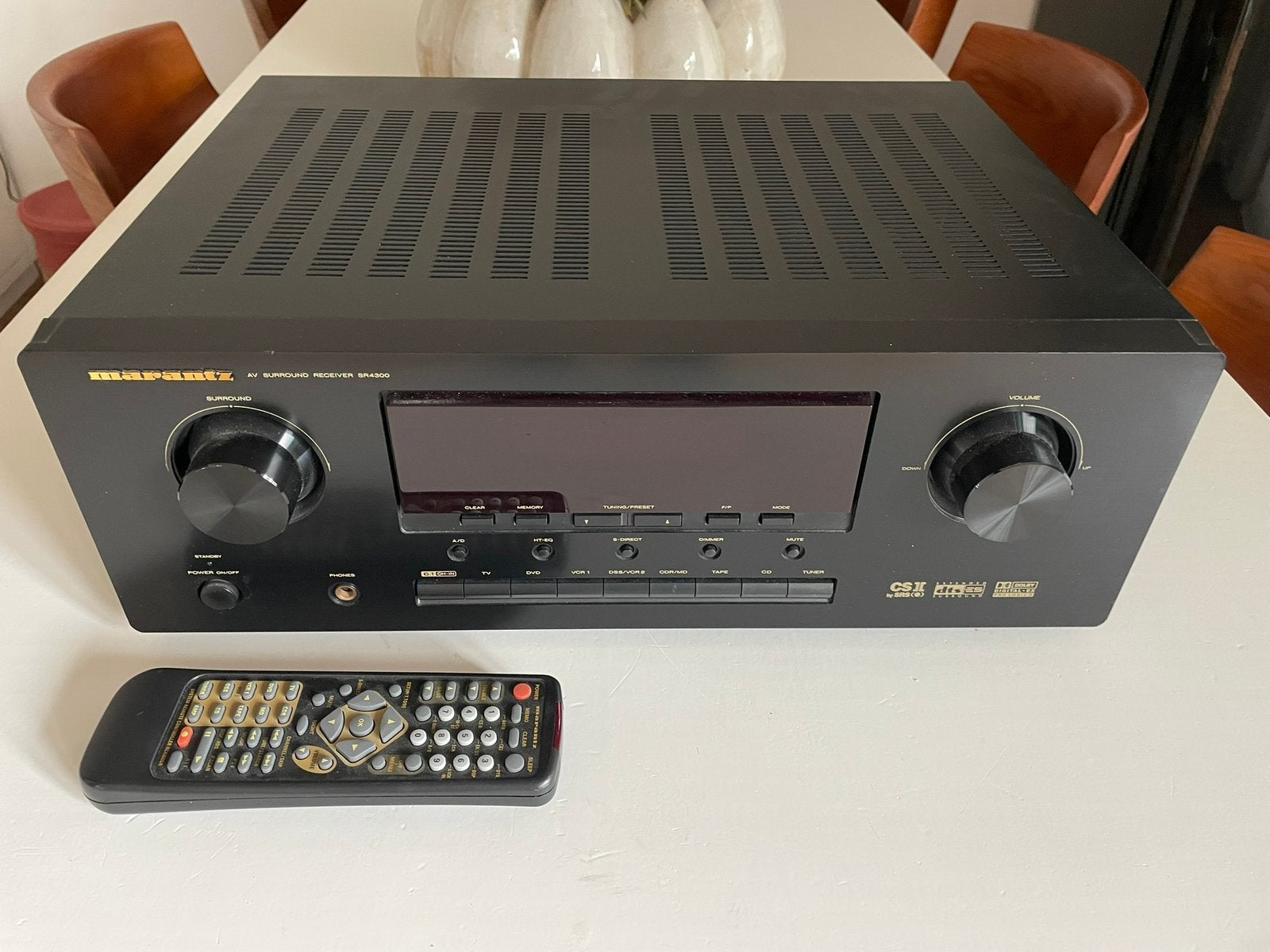 Marantz SR-4300 versterker receiver, Ophalen, Zo goed als nieuw, 60 tot 120 watt, Marantz