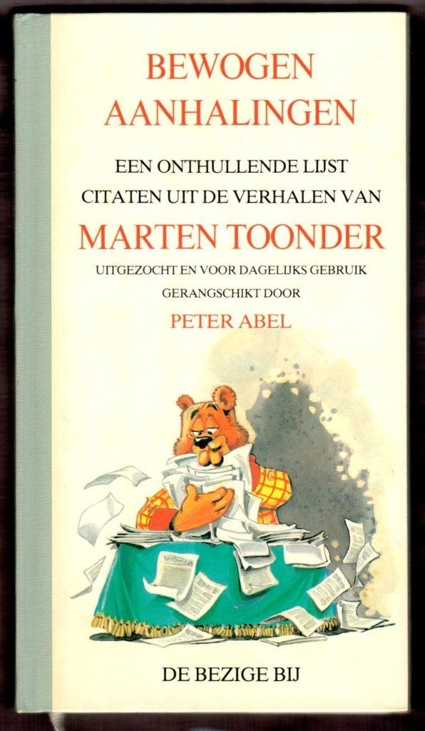Bommel en Tom Poes Bewogen aanhalingen 1983 Marten Toonder, Verzamelen, Ophalen of Verzenden, Olivier B, Bommel en Tom Poes, Zo goed als nieuw