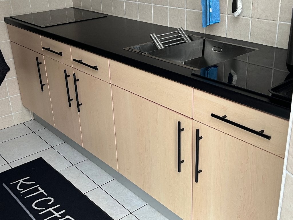 Keukenblok 258 cm met apparatuur, Ophalen, Gebruikt, Overige kleuren, Enkelwandige keuken