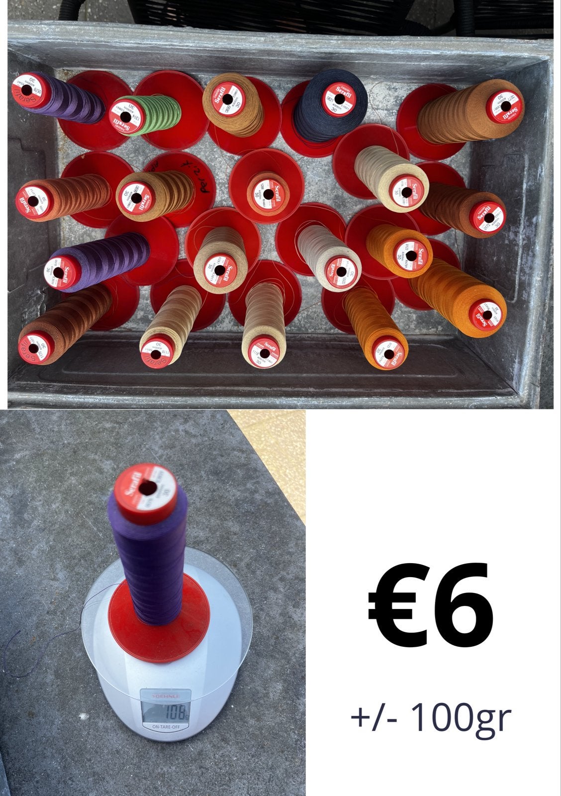 Serafil garen - Diverse kleuren en gewichten, Hobby en Vrije tijd, Ophalen of Verzenden, Zo goed als nieuw, Garen of Naald(en)