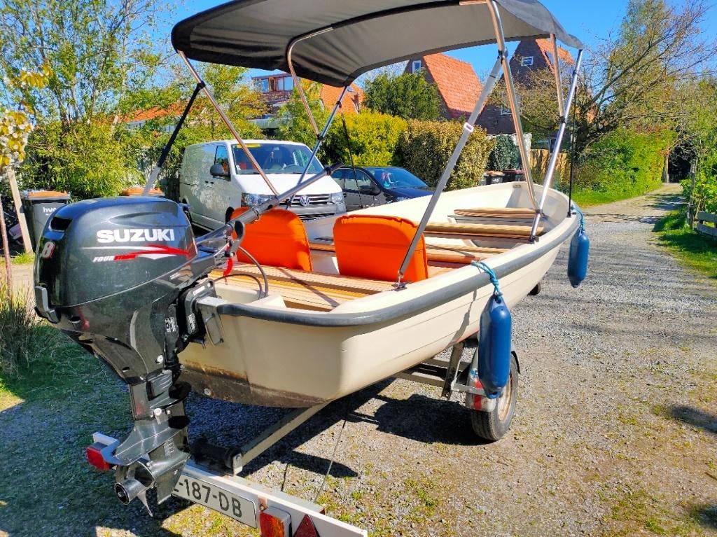 motor/vis/tourboot, Watersport en Boten, Ophalen, Gebruikt, Minder dan 10 pk, Tot 6 meter