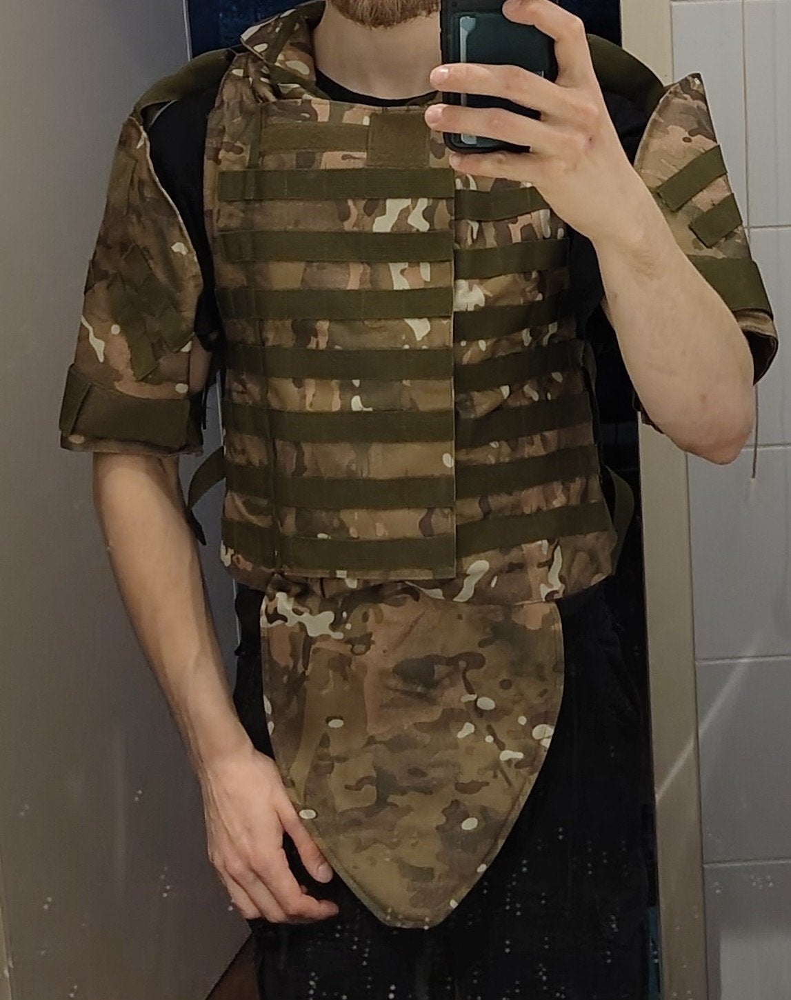 airsoft vest - gebruikt, Ophalen of Verzenden, Landmacht, Nederland, Kleding of Schoenen