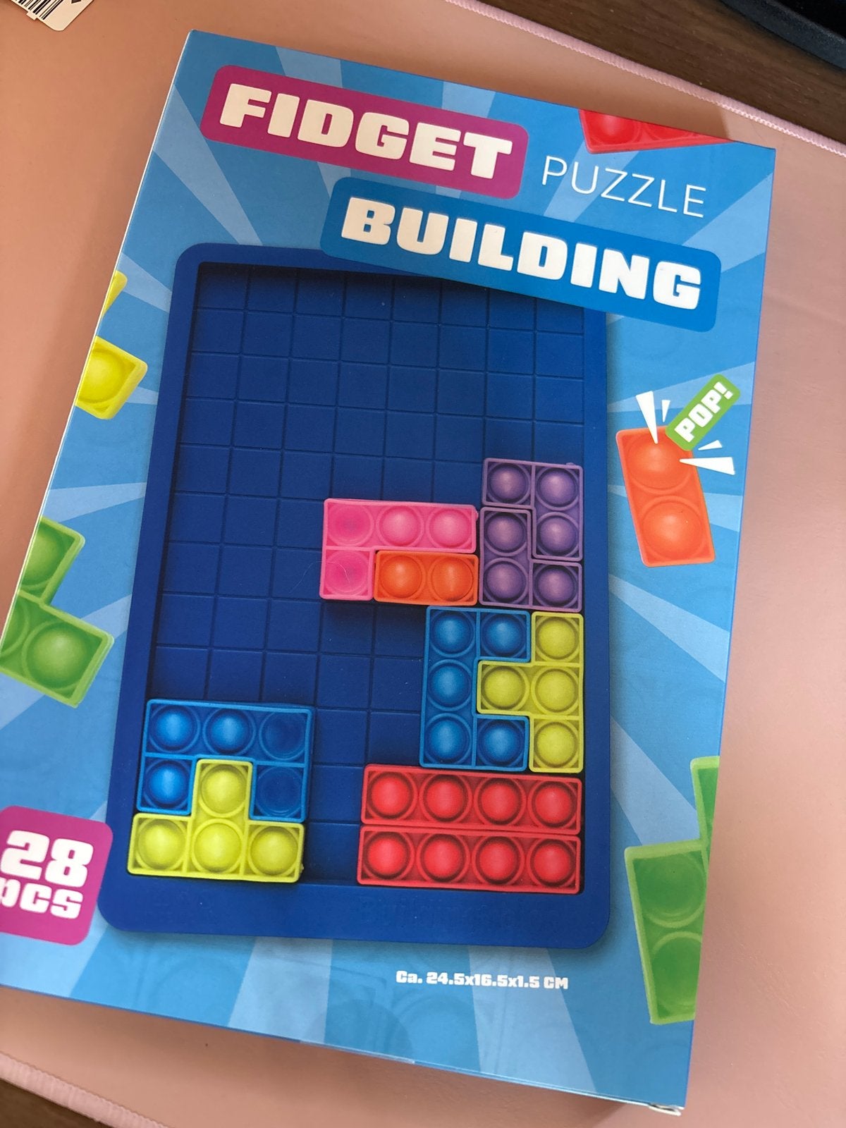 Fidget Puzzle Building - Tetris Stijl Pop It Spel, Kinderen en Baby's, Speelgoed | Overig, Ophalen, Nieuw, Jongen of Meisje