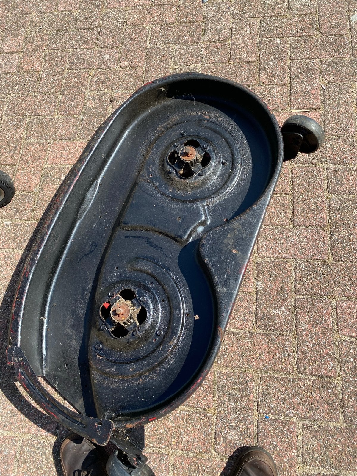 Maaidek voor zitmaaier - Gebruikt maar functioneel, Tuin en Terras, Grasmaaiers, Ophalen of Verzenden, Gebruikt, 50 cm of meer