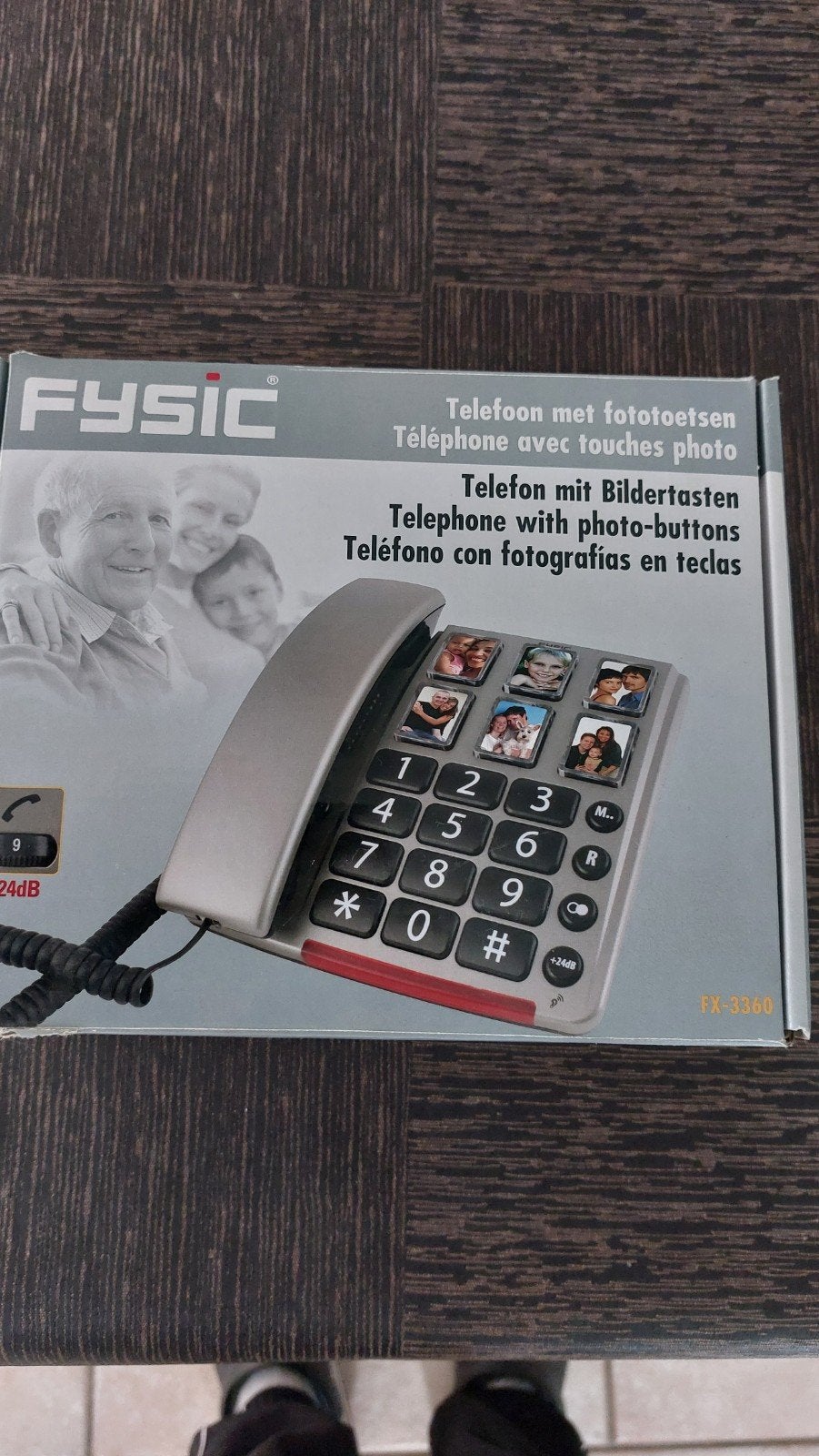 Mooie zgan analoge vaste lijn Fysic 3360 seniorentelefoon, Ophalen of Verzenden, Zo goed als nieuw