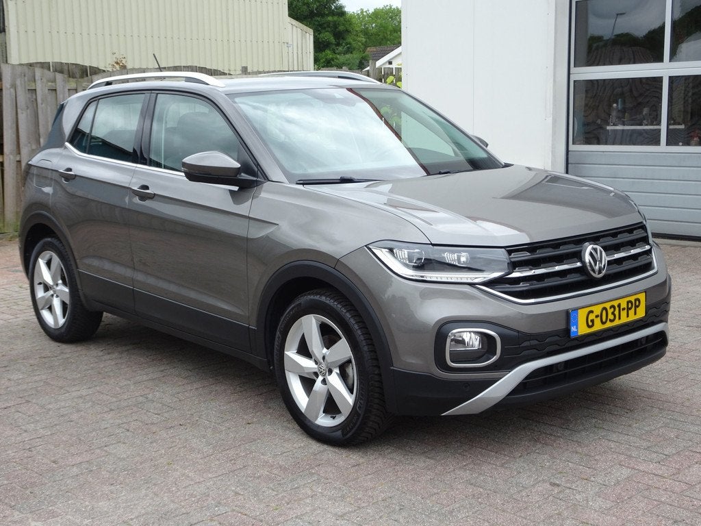 Volkswagen T-Cross 1.0 TSI Style Automatische airco, navigat, Auto's, Volkswagen, T-Cross, Gebruikt, Origineel Nederlands, 630 kg