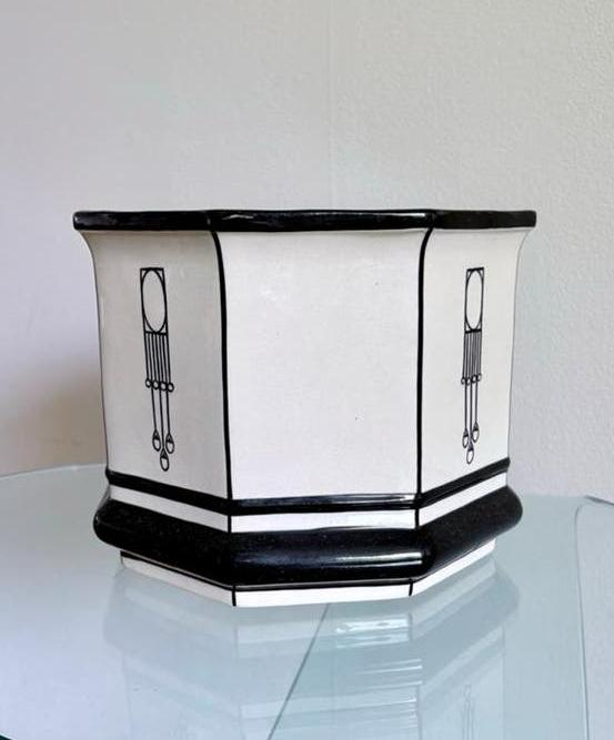 Zeldzame Art Deco bloempot van Atelier Villa Balzarek, Antiek en Kunst, Ophalen