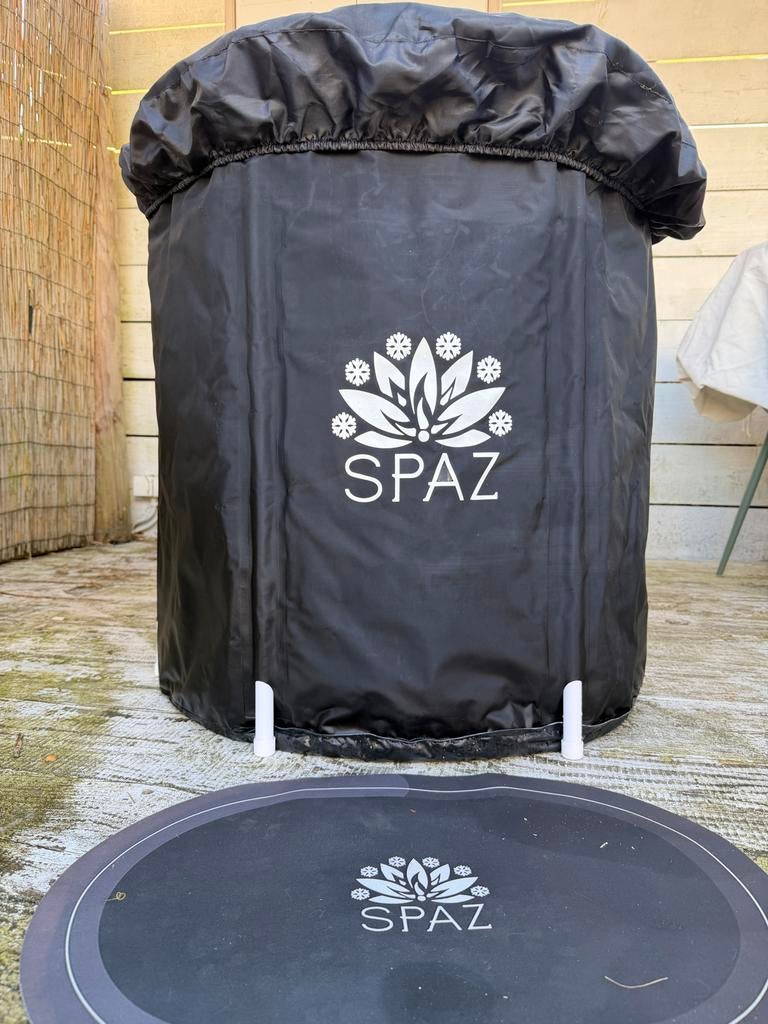 SPAZ opvouwbaar ijsbad/zitbad/dompelbad, Ophalen, 80 tot 120 cm, Rond, Opzetzwembad