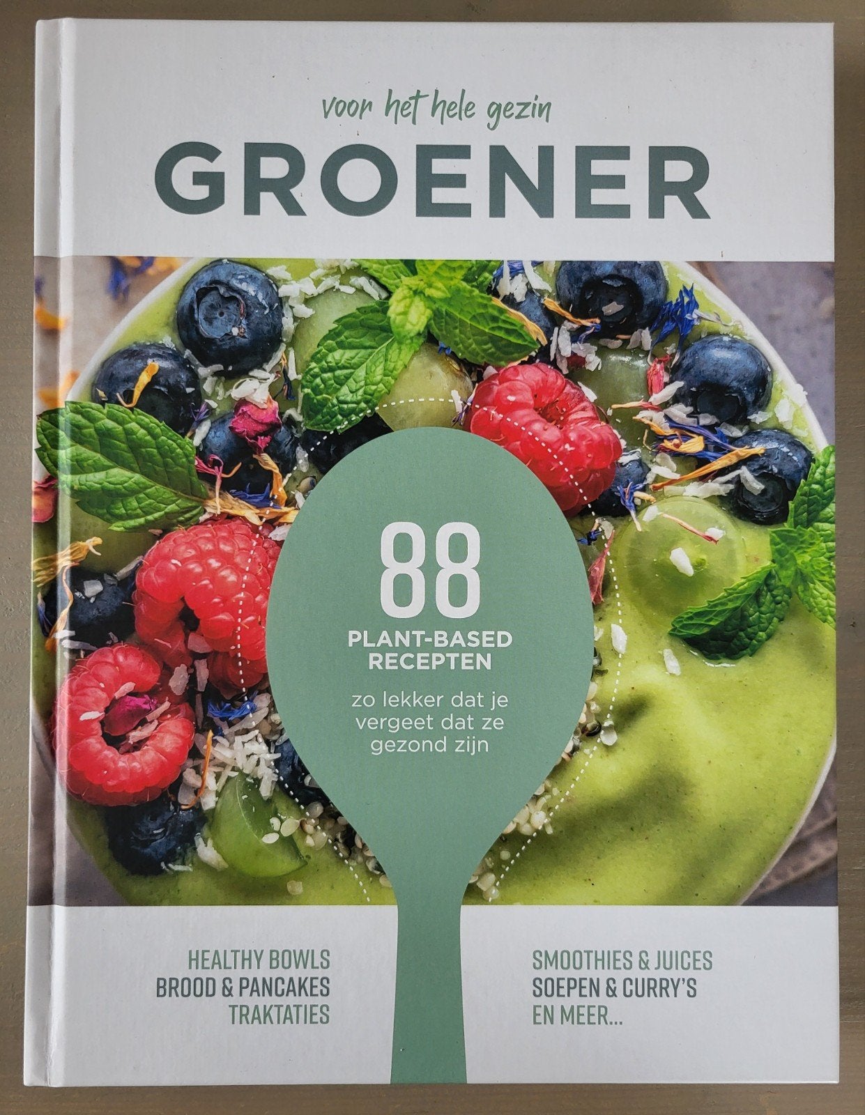 Kookboek: Groener (voor het hele gezin)- 88 Recepten - NIEUW, Ophalen of Verzenden, Zo goed als nieuw, Gezondheid en Conditie