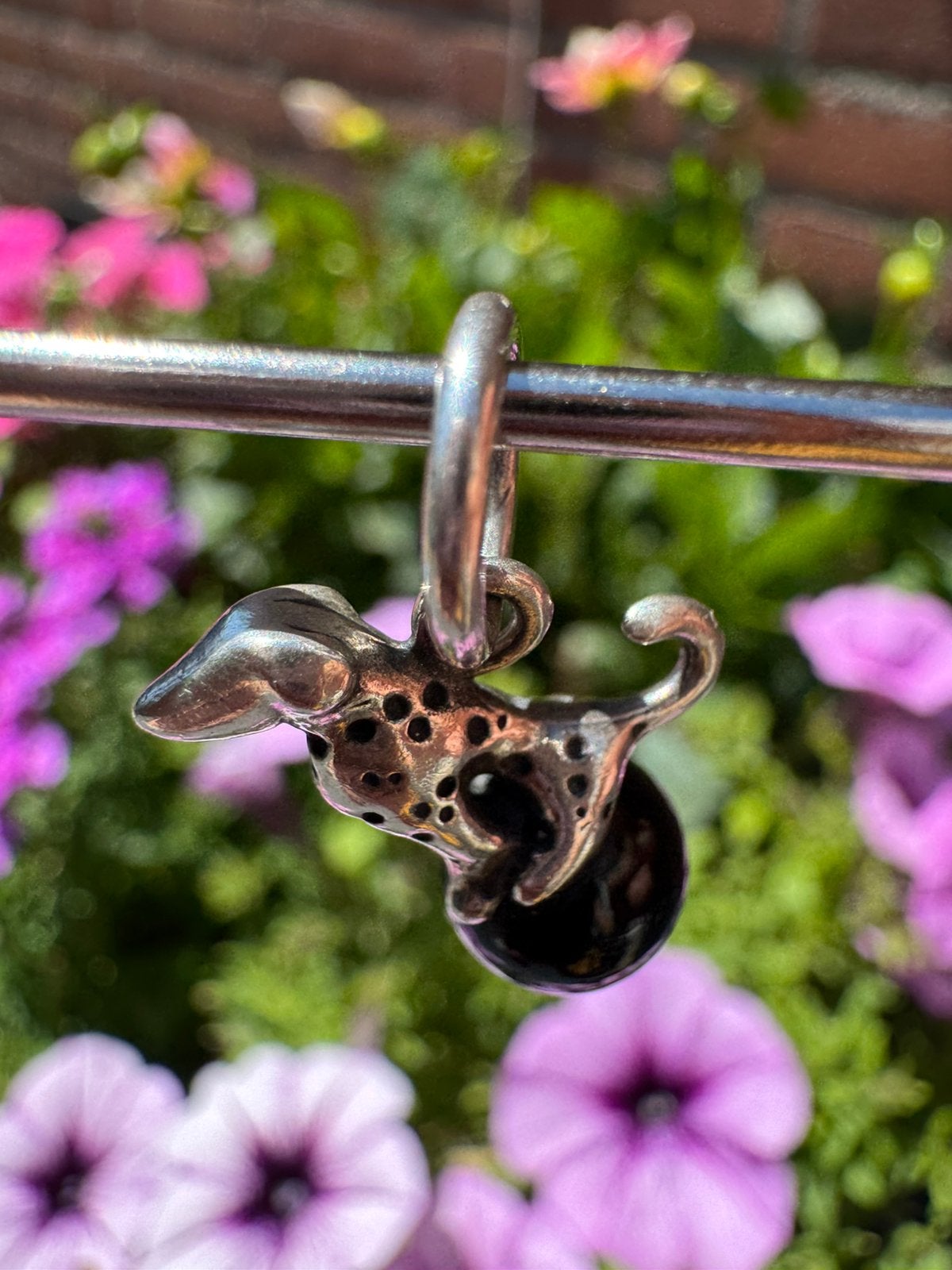 Trollbeads hond met edelsteen, Ophalen of Verzenden, Zo goed als nieuw, Edelsteen, Trollbeads
