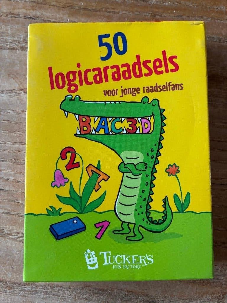 Tucker's Fun Factory - 50 logicaraadsels - zgan, Hobby en Vrije tijd, Ophalen of Verzenden, Zo goed als nieuw, Tucker's Fun Factory