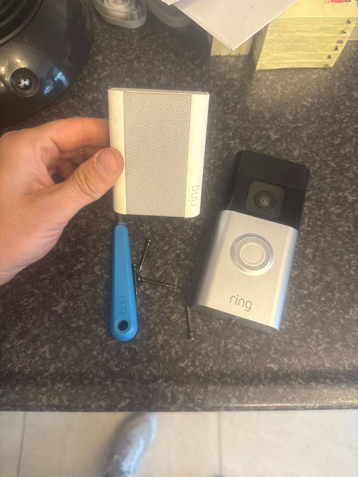 ring deurbel plus  met chime, Ophalen of Verzenden, Zo goed als nieuw