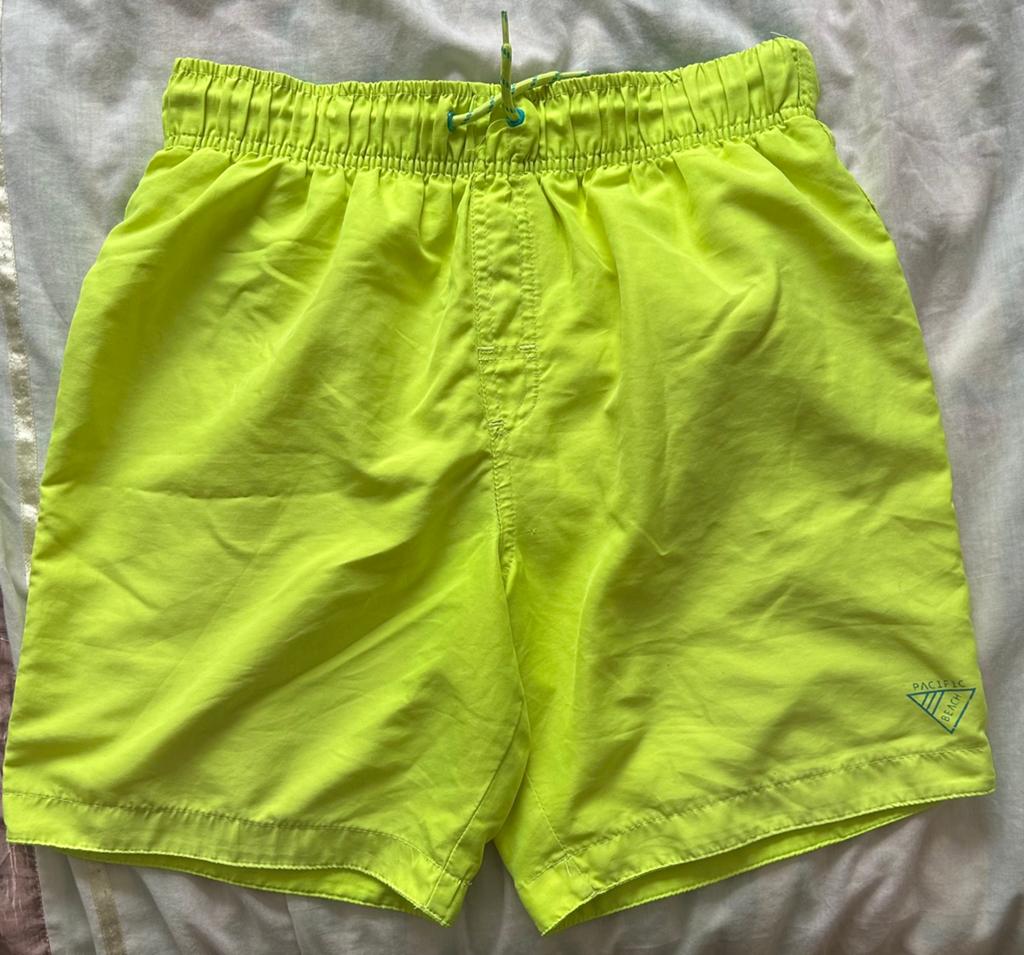 Neon geel zwemshort jongens maat 170, Ophalen of Verzenden, Overige maten, Geel