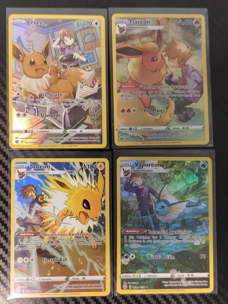 Eevee + Evolutions TG Set (4x) - Brilliant Stars NM, Ophalen of Verzenden, Zo goed als nieuw