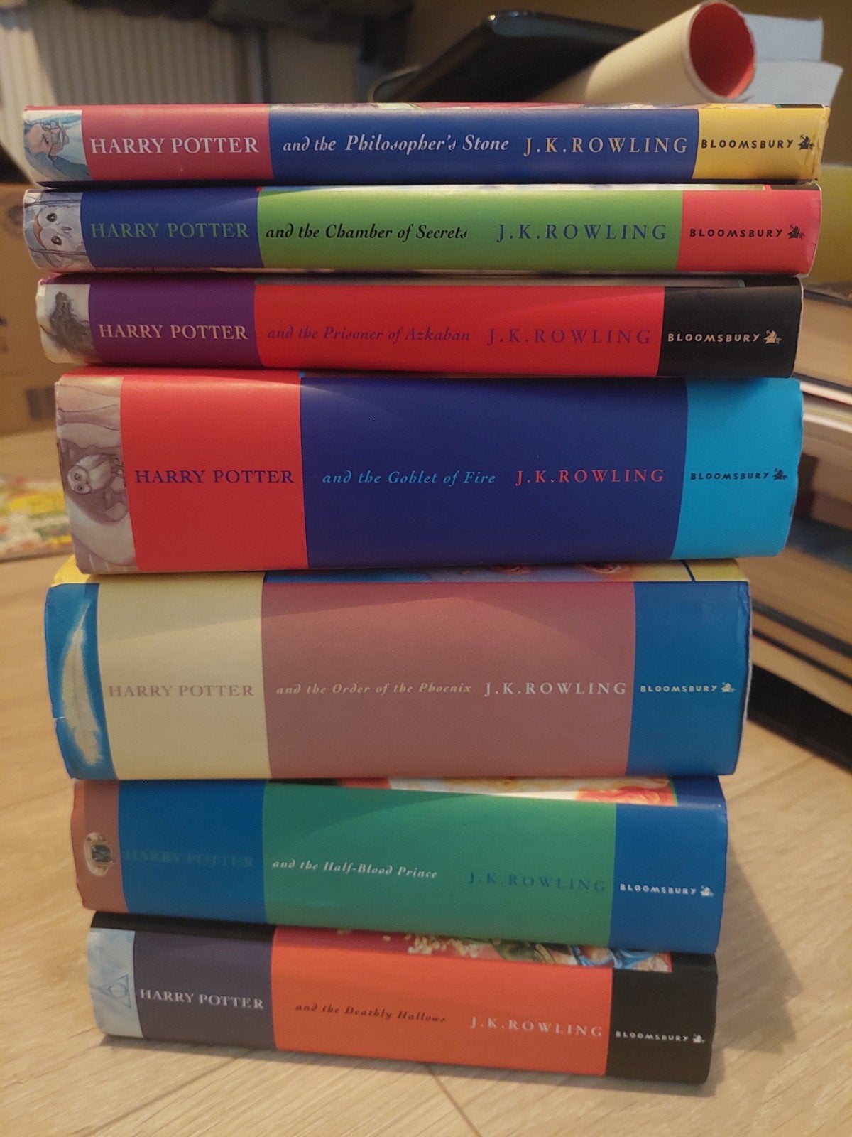 Volledige Harry Potter boeken set (Engels), Boeken, Ophalen of Verzenden, Gelezen, Overige onderwerpen, Complete serie