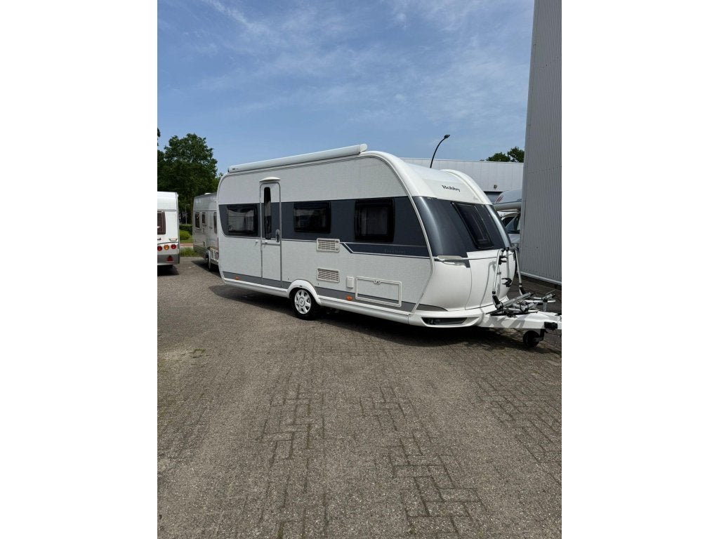 Hobby Excellent 455 UF Luifel, fietsendrager., Caravans en Kamperen, Caravans, Rondzit, Hobby, 5 tot 6 meter, Tot en met 4