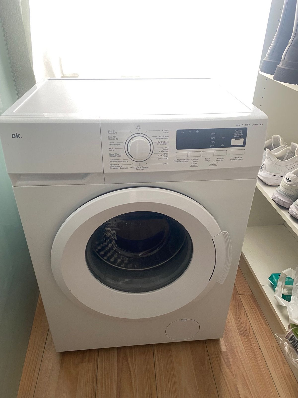 OK. Wasmachine, Witgoed en Apparatuur, Wasmachines, Ophalen, Gebruikt, Voorlader, Kort programma