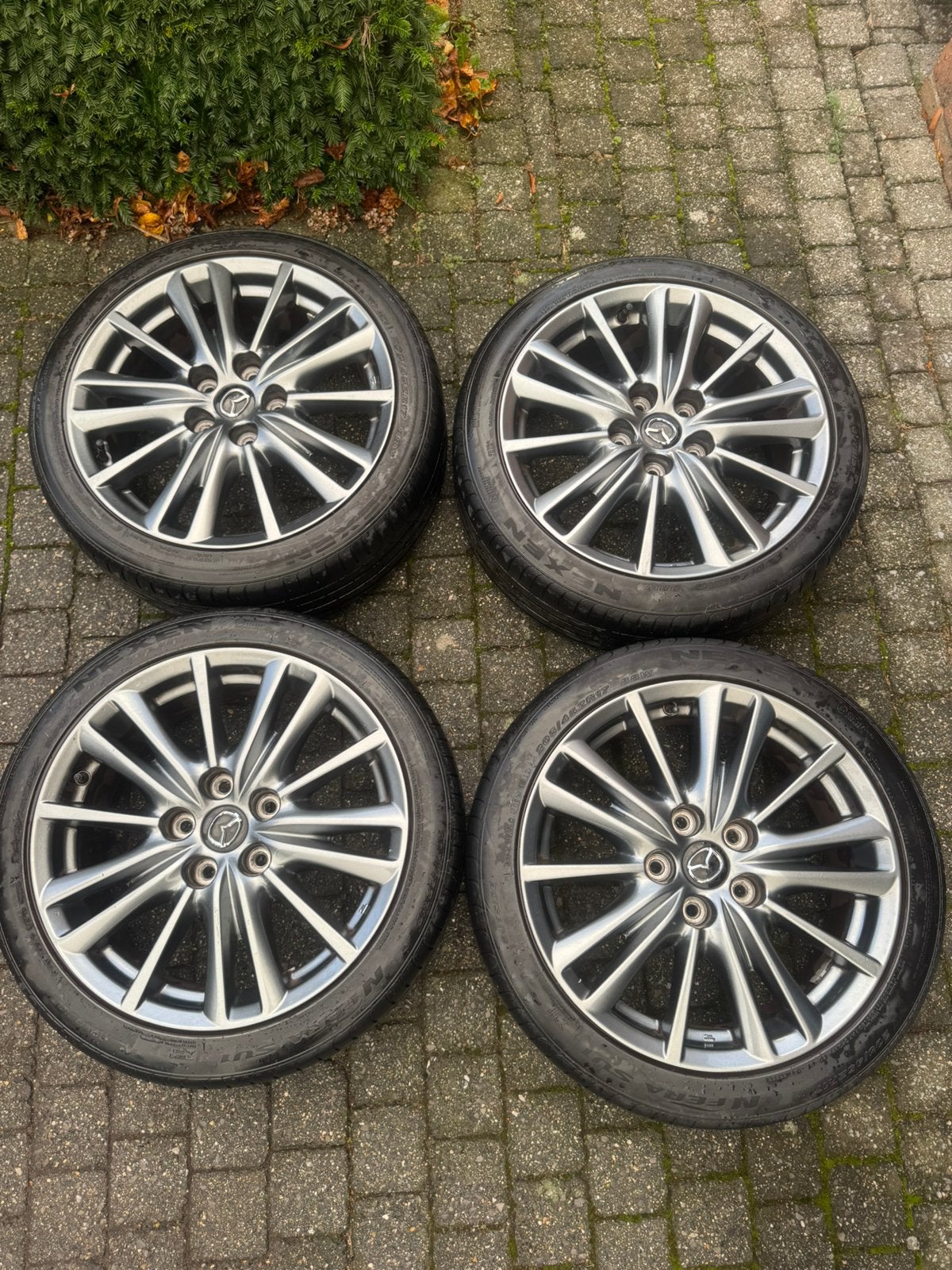 Lichtmetalen mazda velgen, Ophalen, Gebruikt