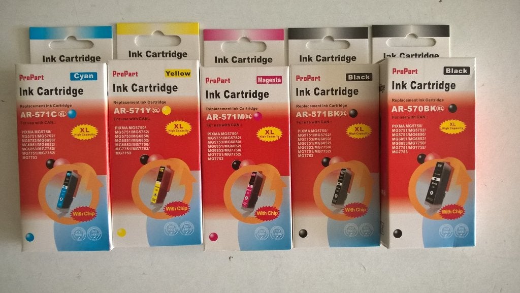 Canon - ar-570 4color pack (nieuw)14x, Ophalen of Verzenden, Nieuw, Cartridge, Huismerk