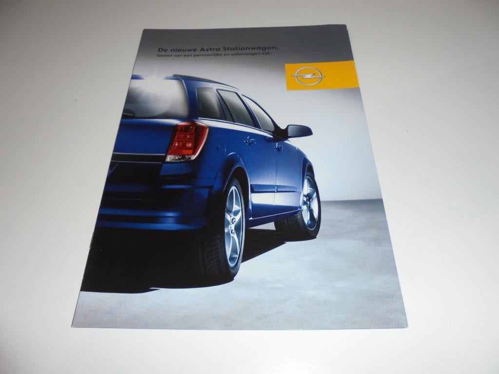 previewbrochure nieuwe Opel Astra Stationwagon  2005, Ophalen of Verzenden, Nieuw, Opel