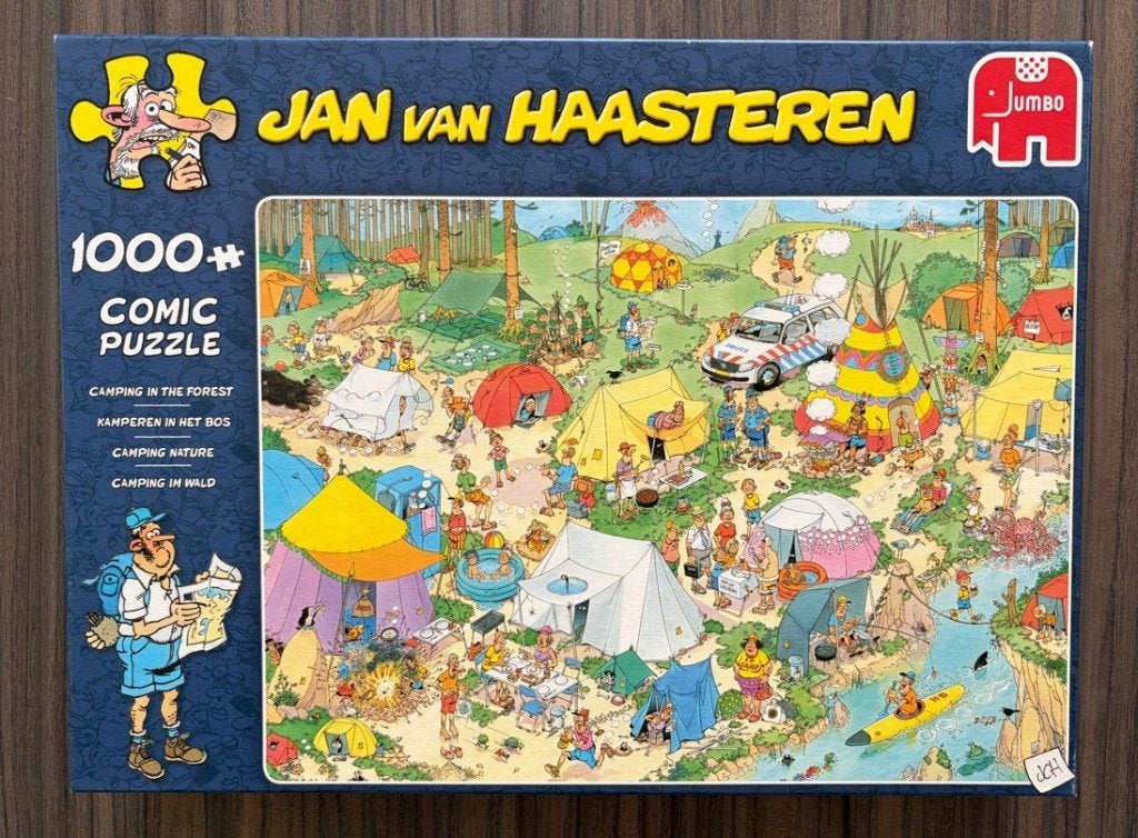 Jan van Haasteren: Kamperen in het bos - 1000 stukjes