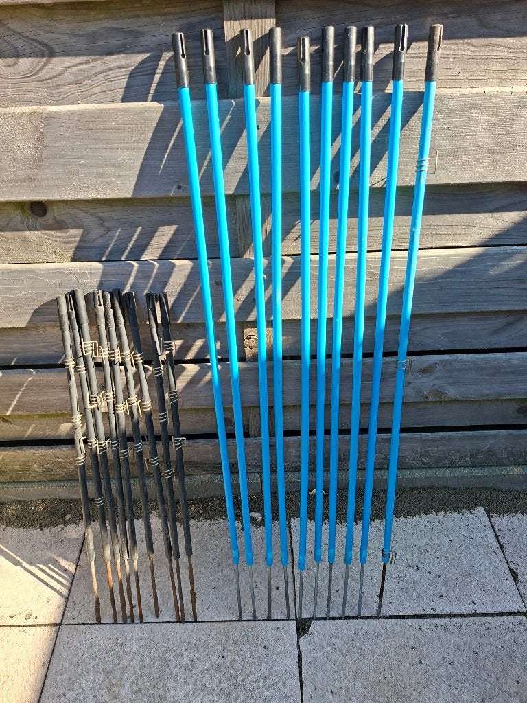 afrasterings paaltjes, Ophalen, Gebruikt, Minder dan 180 cm, Palen
