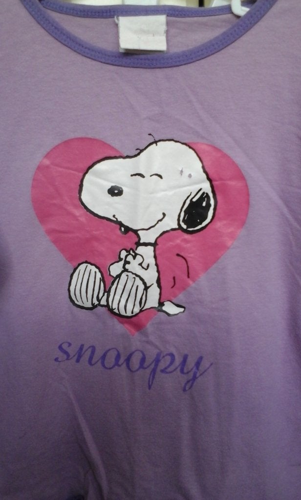 pakket 2 pyjama’s met Snoopy maat 104 - 110, Ophalen, Zo goed als nieuw, Maat 110