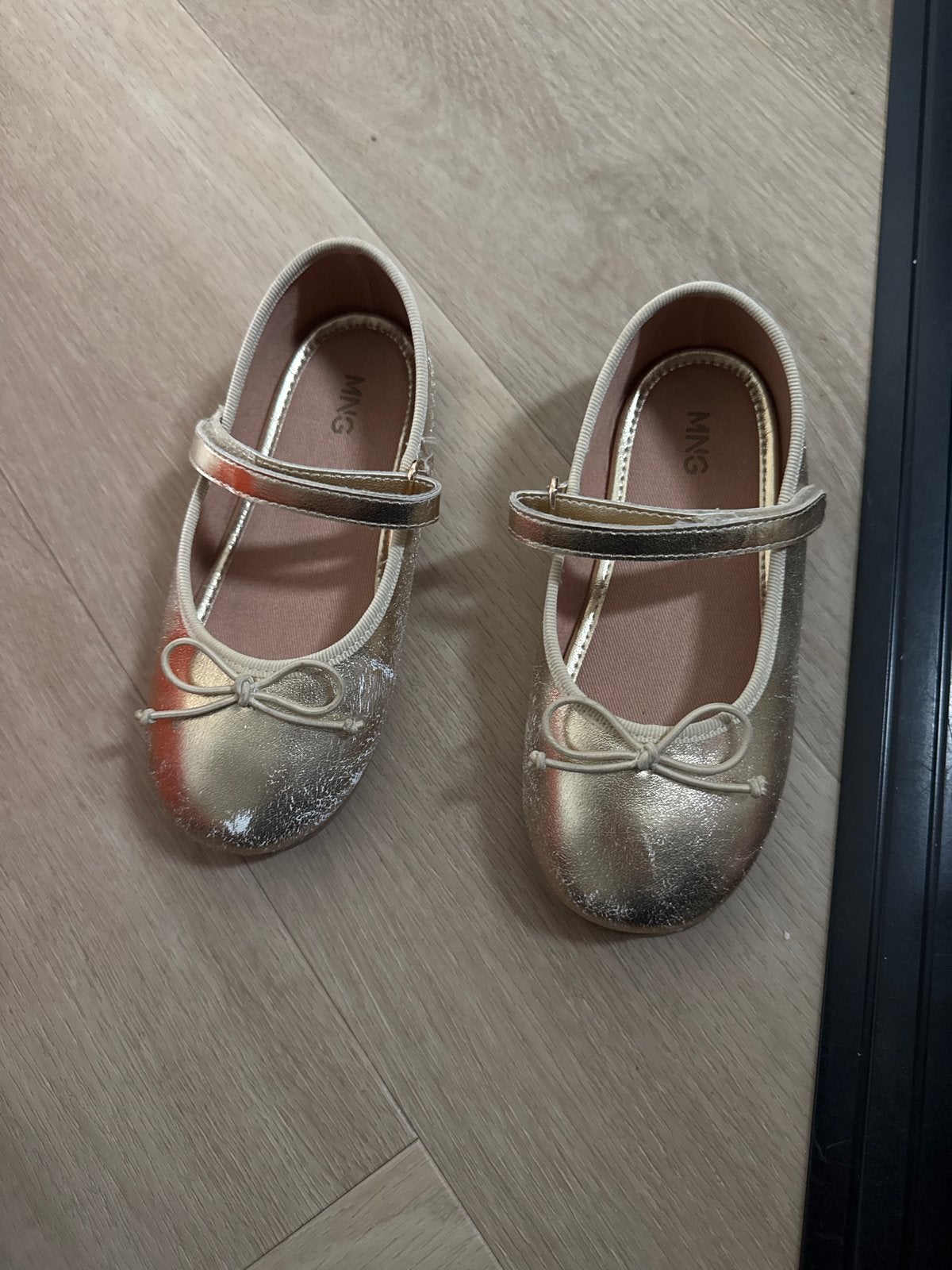 Gouden Mango Ballerina's voor Meisjes - Maat 27, Ophalen of Verzenden, Gebruikt, Meisje, Schoenen