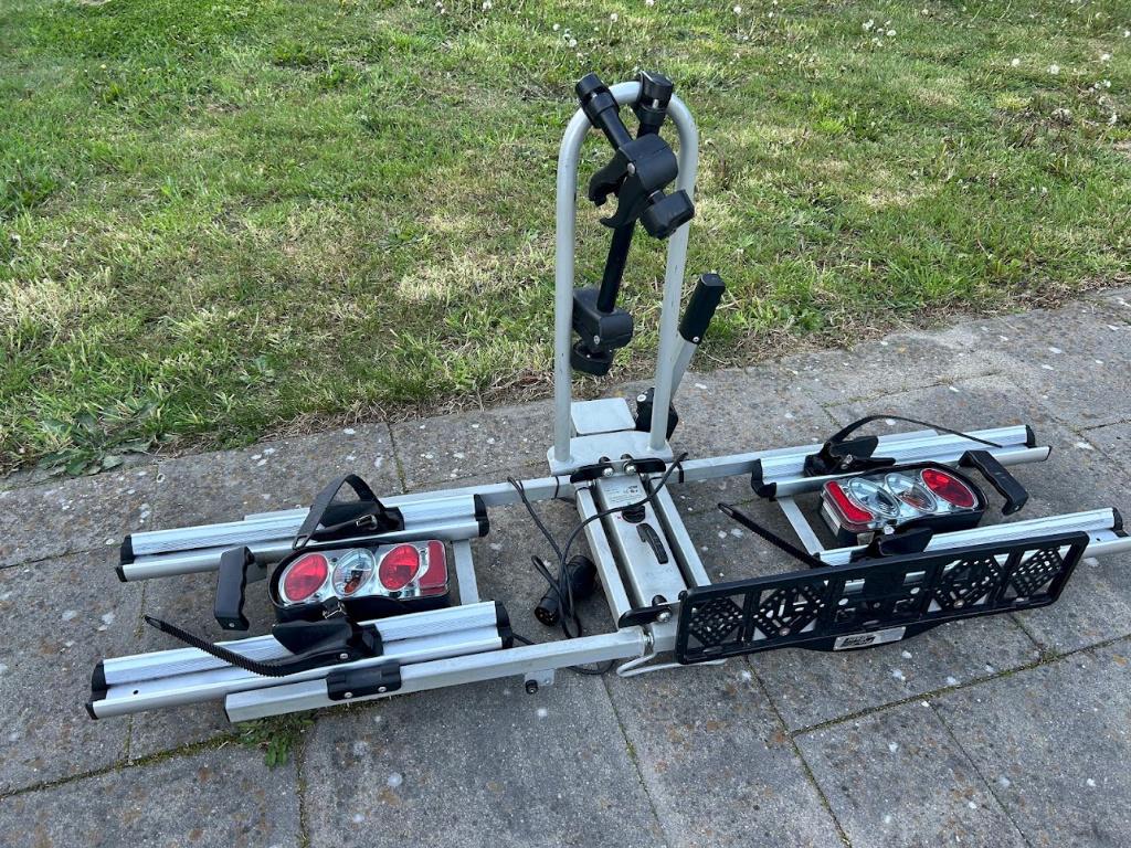 Pro User Diamant Fietsendrager, Auto diversen, Fietsendragers, Gebruikt, Trekhaakdrager, 2 fietsen, Brede banden, Elektrische fiets