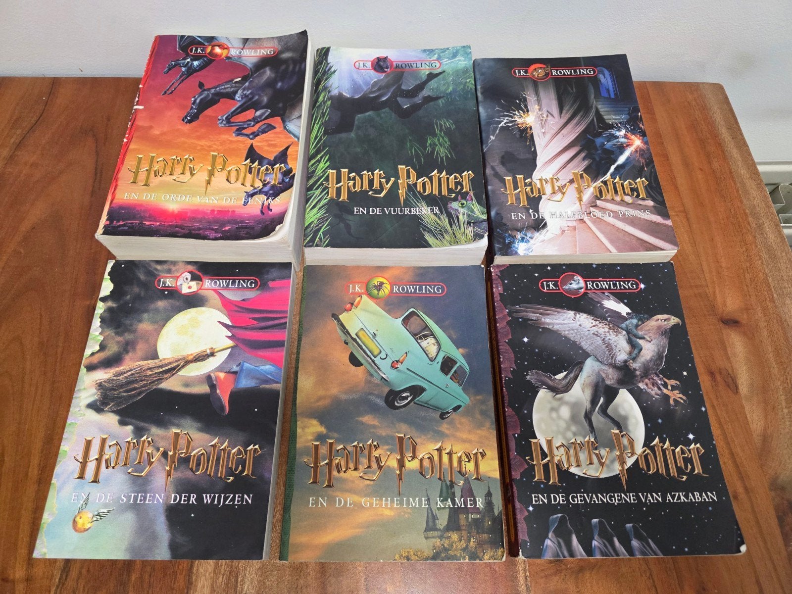 Harry Potter boeken - 6 stuks - Nederlandstalig, Ophalen of Verzenden, Gelezen
