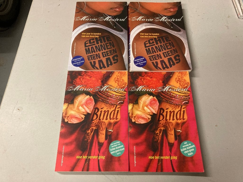 T.K. Echte mannen eten geen kaas en Poppenkraam M. Mosterd, Ophalen of Verzenden, Gelezen, Maria Mosterd, Non-fictie