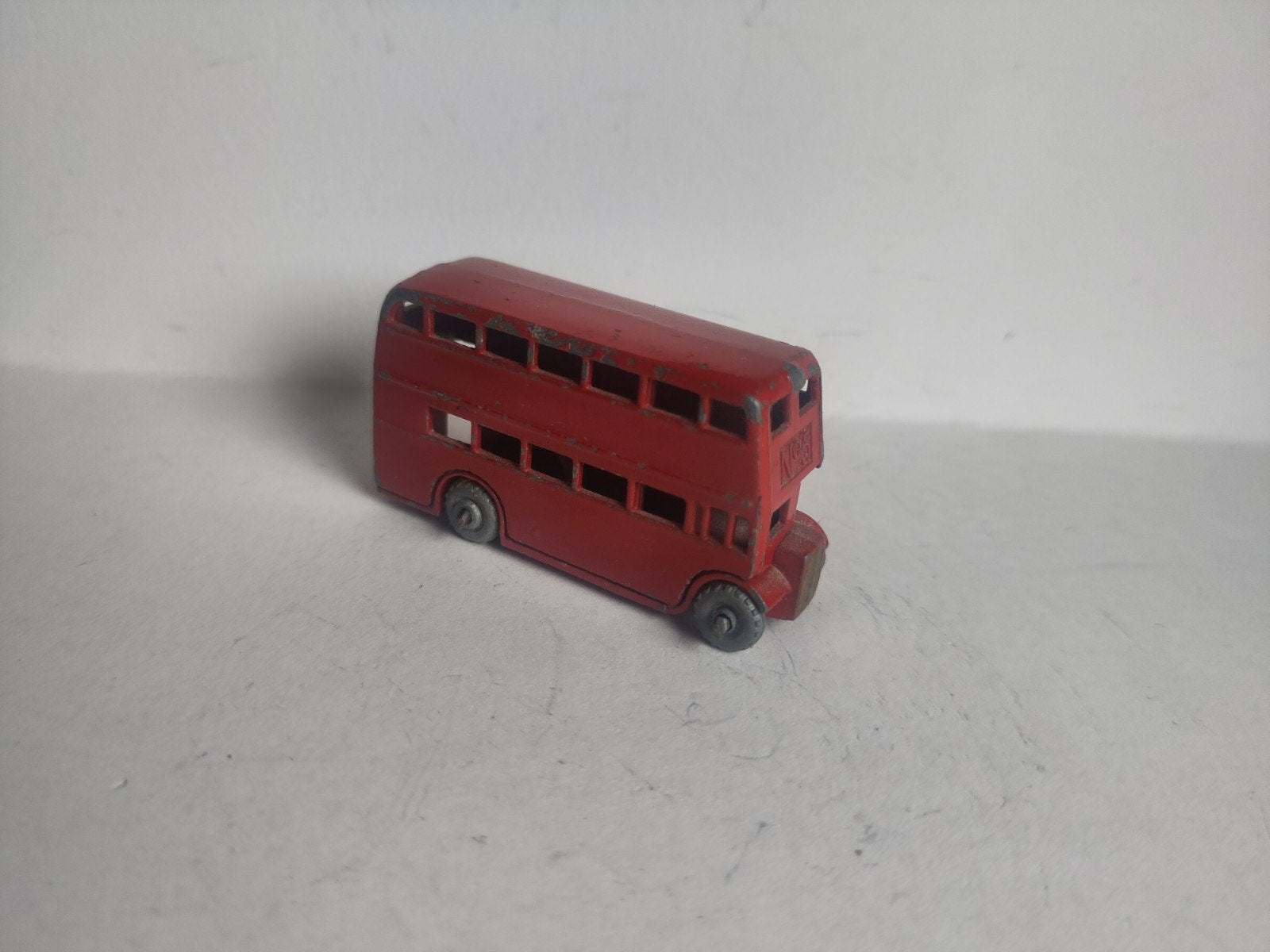 Lesney Matchbox No. 5b Dubbeldekker Bus London, Ophalen of Verzenden, Gebruikt