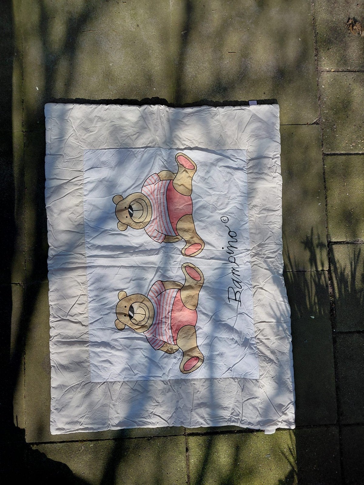 2 Bambino dekens met berenprint - Zo goed als nieuw, Ophalen of Verzenden