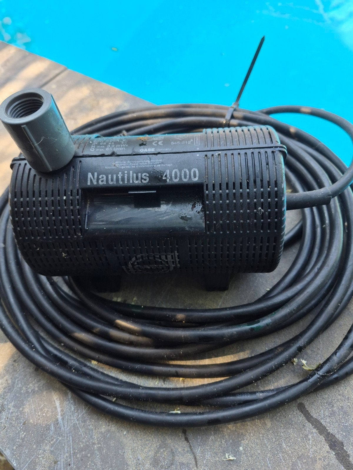 Oase nautilus 4000, Ophalen of Verzenden, Gebruikt, Vijverpomp