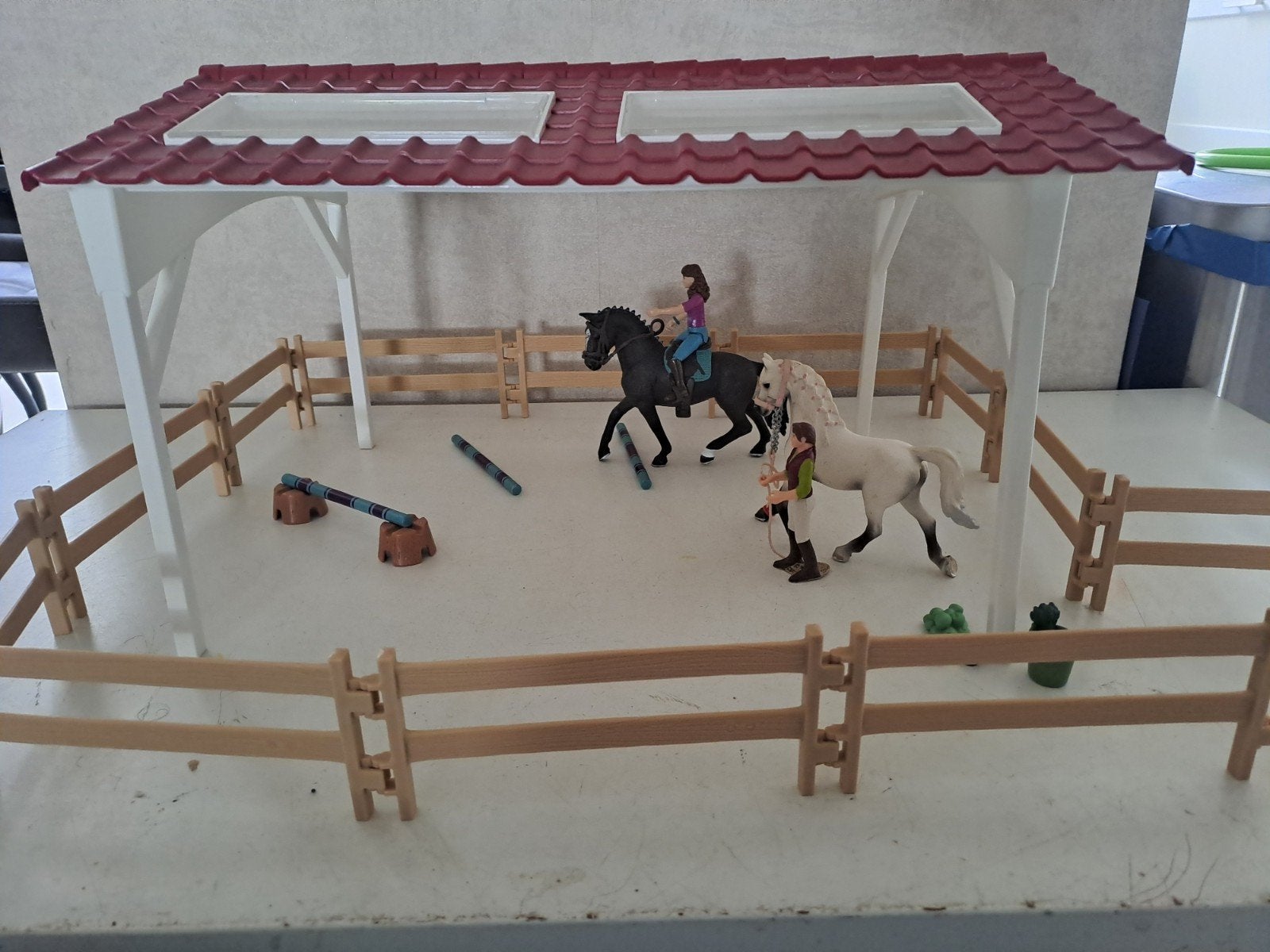 Schleich Rijbak met accessoires (L), Verzamelen, Ophalen of Verzenden, Zo goed als nieuw