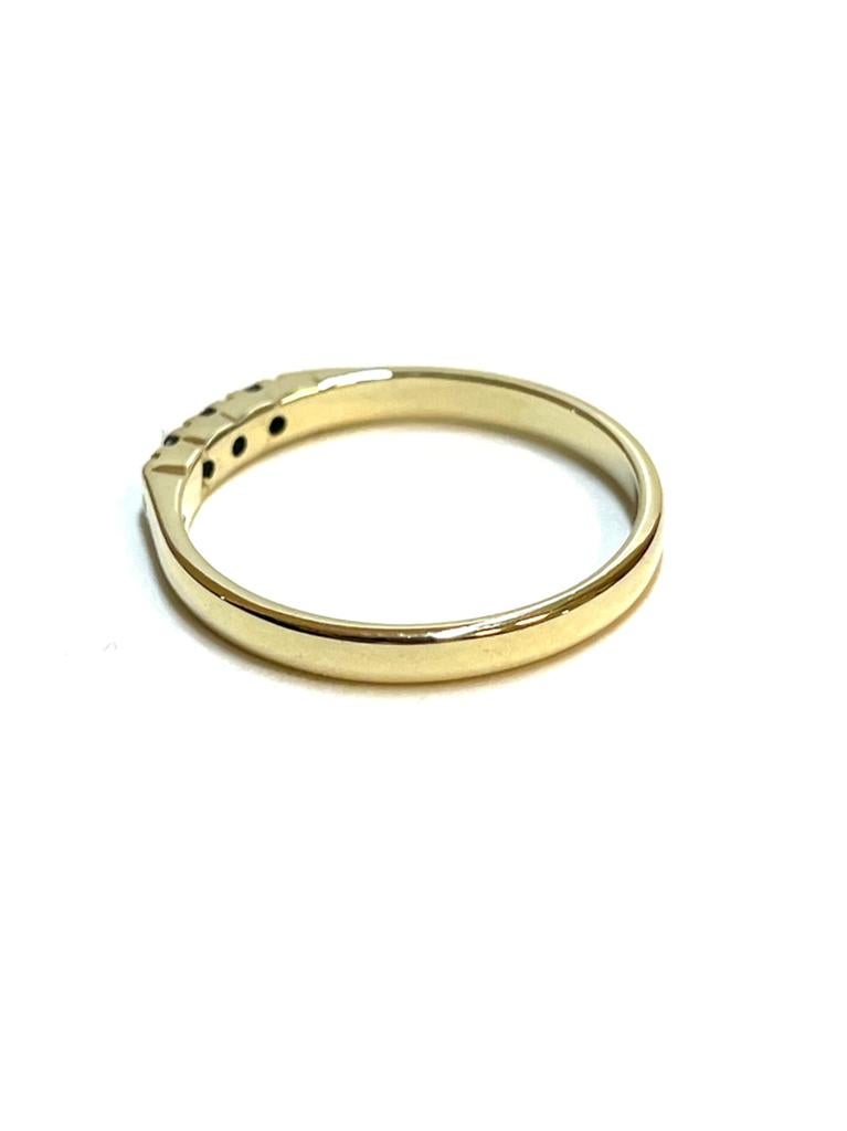14k gouden ring met diamanten, -, -, Ophalen of Verzenden, Dame
