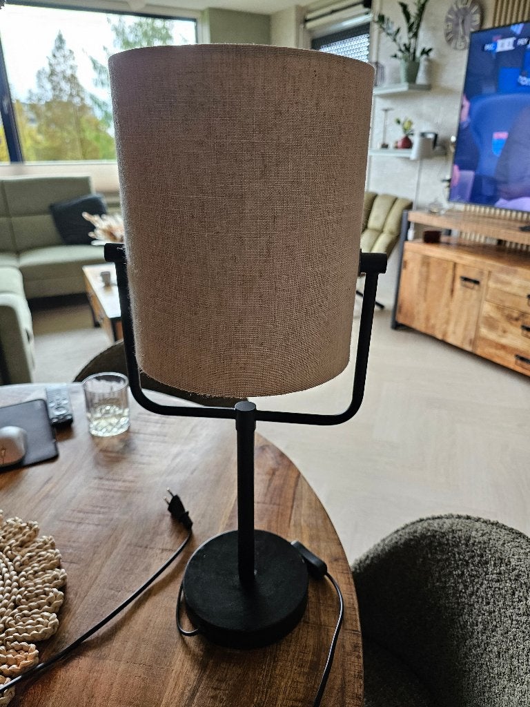 staande schemerlamp, Ophalen, Metaal, E27 (groot), Zo goed als nieuw