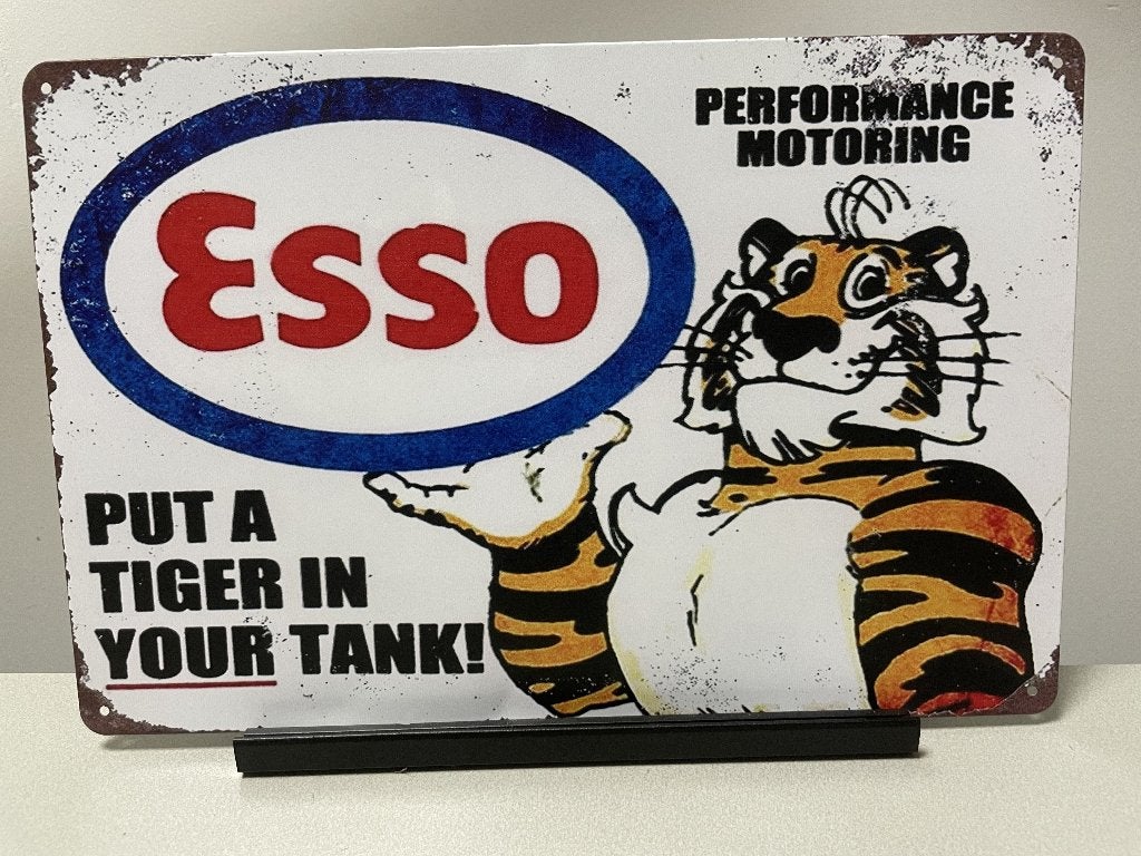 Esso reclamebord/wandbord (Old Look), Www.pand50.nl, Reclamebord, Nieuw, Ophalen of Verzenden