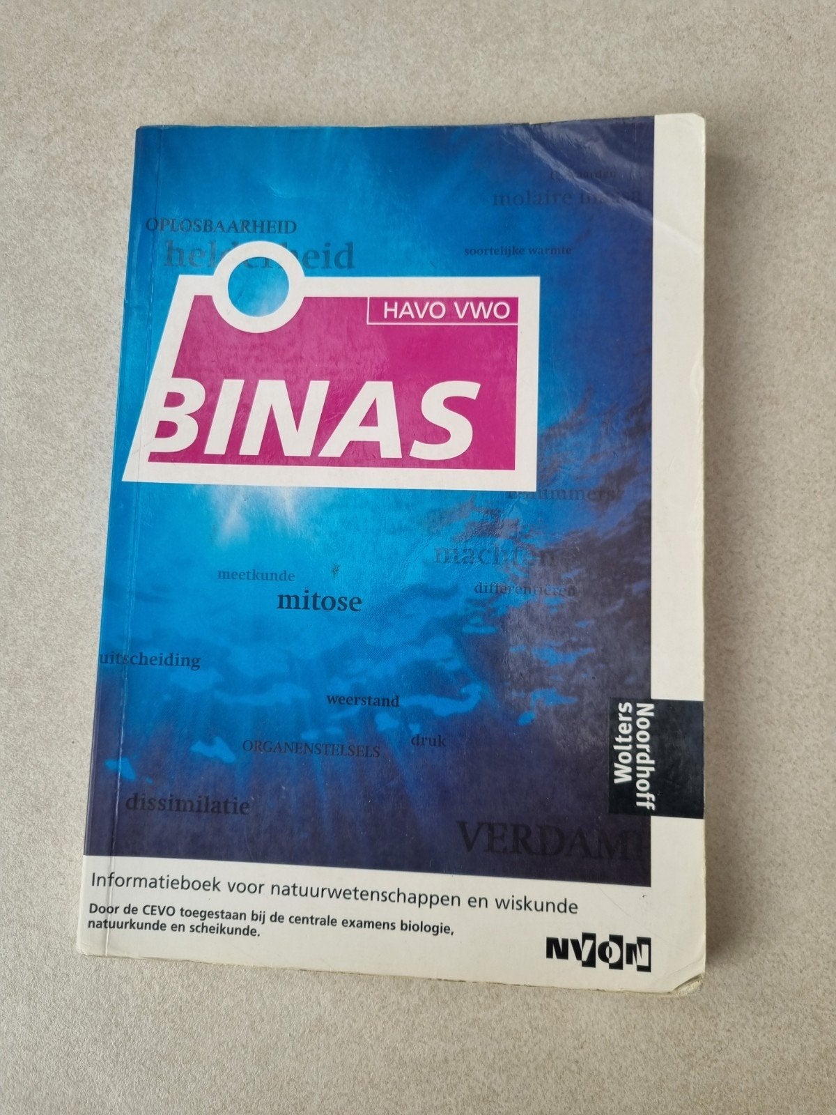 BINAS HAVO VWO Informatieboek Natuurwetenschappen Wiskunde, Ophalen of Verzenden, Gelezen, HAVO, Biologie