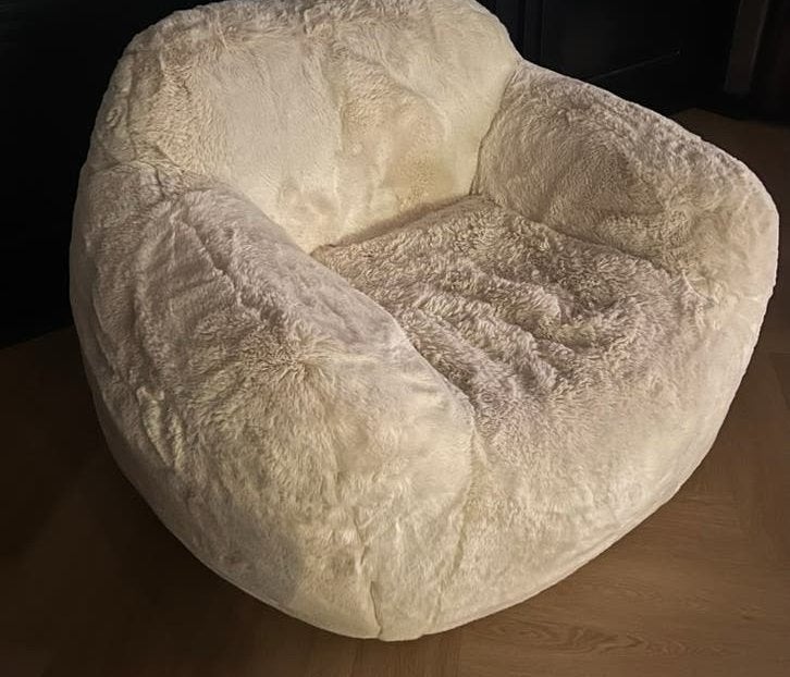 Luxe Teddy Fauteuil / Stoel, Ophalen, Zo goed als nieuw, Overige kleuren, Zitzakstoel